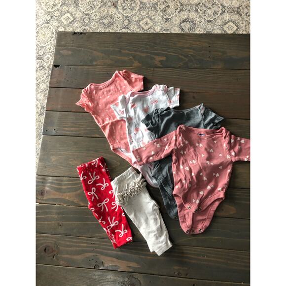 25 piece baby girls Old Navy Wonder Nation Cloud Island Carters size 0-3 months - Picture 8 of 11